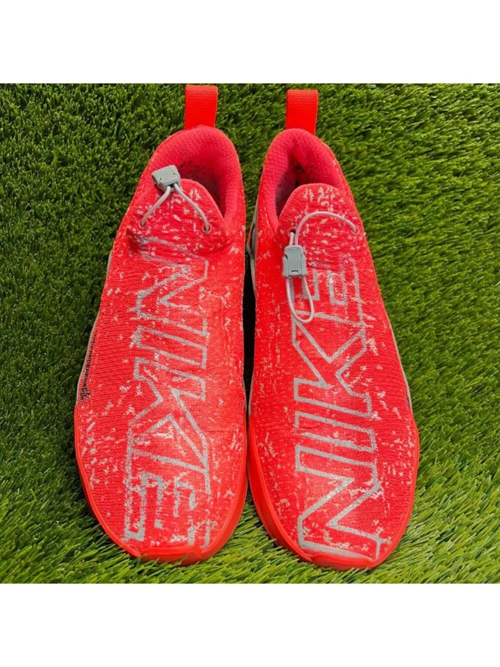 Nike React Metcon Mens Size 10.5 Red Gray Running Training Gym Shoes Sneakers
